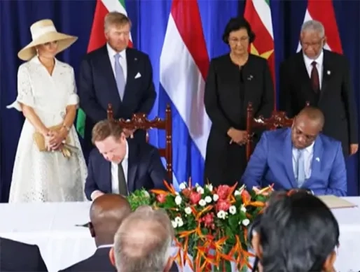 Suriname en Nederland tekenen drie samenwerkingsdocumenten