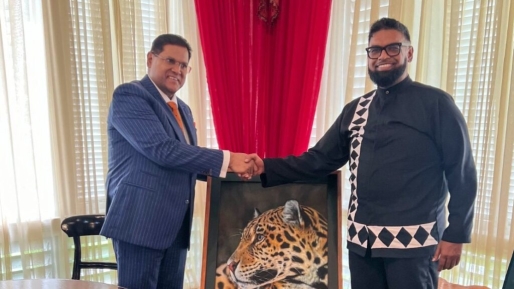 President Guyana betuigt medeleven na overlijden Santokhi: “Regio verliest een staatsman”