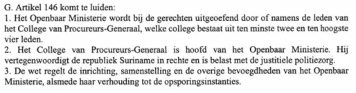 Coalitie wil College van Procureurs-Generaal