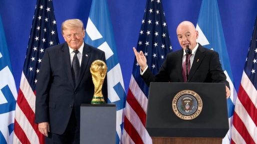 Trump woont WK-finale tussen Argentinië en Spanje bij
