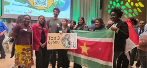 Van afval naar landbouw: Surinaamse studenten winnen internationale prijs
