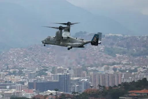 VS voert militaire oefening uit boven Caracas
