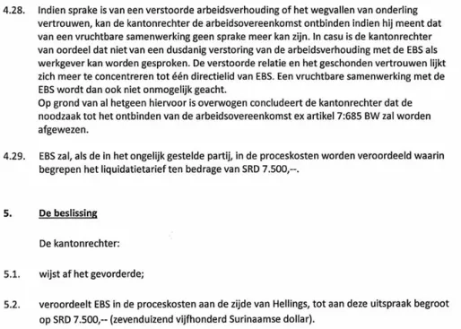 Kantonrechter wijst ontslagverzoek EBS tegen vakbondsleider Hellings af