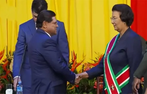 Jenny Geerlings-Simons, president van de Republiek Suriname