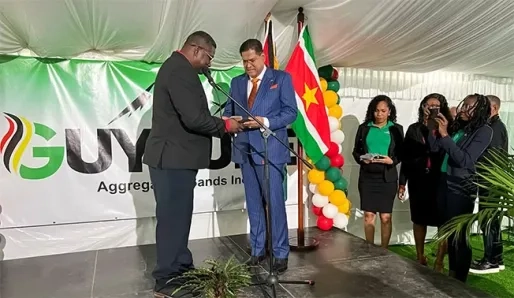 Grassalco opent Guysure Aggregate & Sands Inc. in Guyana Grassalco opent Guysure Aggregate & Sands Inc. in Guyana