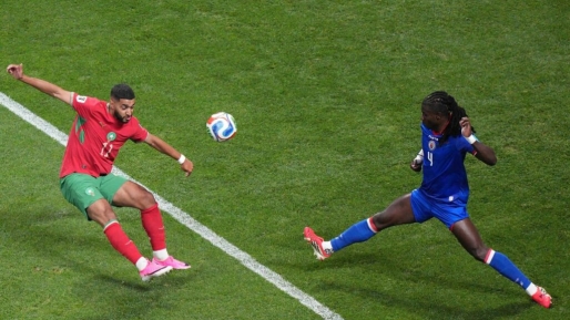 Marokko buigt achterstand tegen Haïti om en bereikt zestiende finales