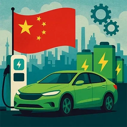 China wereldleider elektrische voertuigen