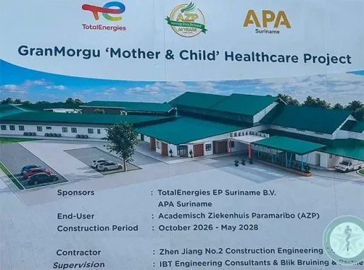 Bouw kinderziekenhuis AZP van start binnen zorgproject van USD 13 miljoen