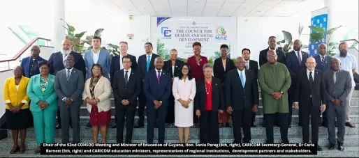 CARICOM-ministers van Onderwijs starten tweedaagse vergadering in Guyana