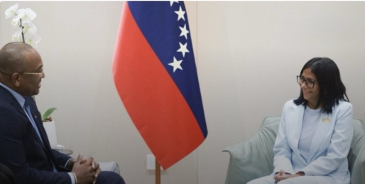 Bouva brengt bezoek aan waarnemend president van Venezuela