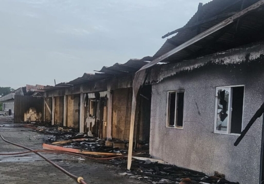 Appartementencomplex aan Mr. Rashied Pierkhanweg getroffen door brand