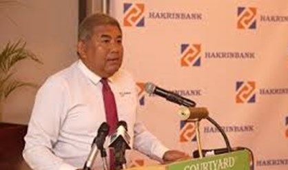 Hakrinbank-directeur Jim Bousaid zegt dat de maandelijkse pensioenuitkering naast het salaris, een afspraak is tussen de bank en haar personeel. Foto: dWT Archief