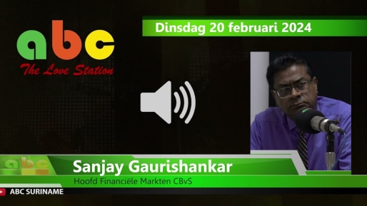 Embedded thumbnail for Hoofd Financiele Markten CbvS Sanjay Gaurishankar: Drie factoren die zorgen voor dalende trend van wisselkoers