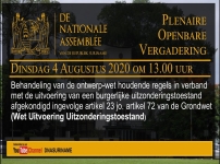 Embedded thumbnail for EERSTE OPENBARE VERGADERING DINSDAG 04 AUGUSTUS 2020 - Deel 3